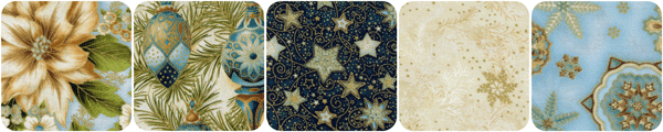 Holiday Flourish 4 by Peggy Toole for Robert Kaufman Fabrics