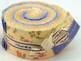Moda~Urban Indigo Jelly Roll