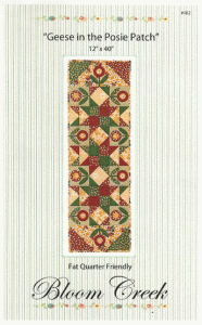 Geese In The Posie Patch - quilt pattern *
