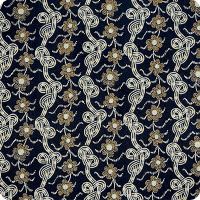 27030-1 Indigo & Gold FQ