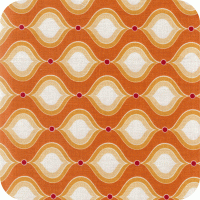 C3133 Orange Flutter FQ