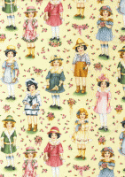 ADZ-9812-200 Vintage Paper Doll