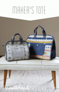 Maker's Tote - tote bag pattern *