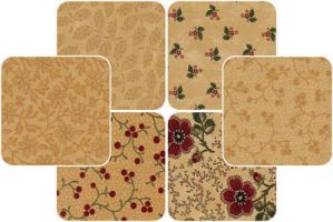 Vine Creek Mini Fat Quarter Bundle ~ Almond Colorway