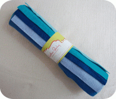 Heather Bailey Designer Felt Squares - Blue Palette Pack