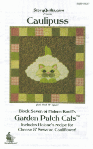 Caulipuss - quilt block pattern