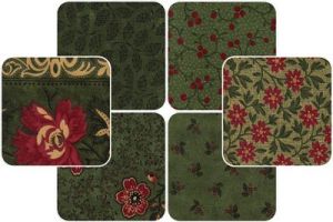 Vine Creek Mini Fat Quarter Bundle ~ Clover Colorway