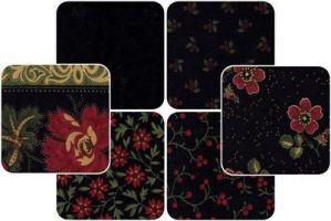 Vine Creek Mini Fat Quarter Bundle ~ Creek Bed Colorway