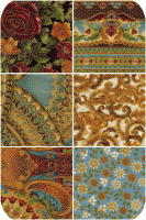 Florentine 3 Fat Quarter Bundle - 6 Fat Quarters - Earth Colorstory