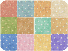 Essential Dots Fat Quarter Bundle ~ Pastels