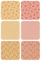 Mill House Inn Mini Fat Quarter Bundle~Fresh Apricots/Scone