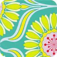 HB02 Turquoise Pop Garden FQ