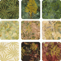 Artisan Batiks - Northwoods - Fat Quarter Bundle - Holly Colorstory
