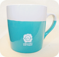 Knit Happy Color Dip Mug - Blue