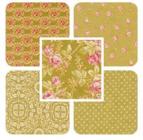 Mill House Inn Mini Fat Quarter Bundle~Meadow Green
