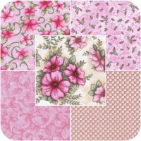 Vintage Rose Pink Fat Quarter Bundle