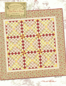Pom Pom de Paris Project Sheet