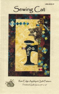 Sewing Cat - wall quilt pattern
