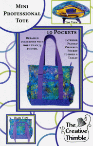 Mini Professional Tote - bag pattern *