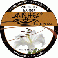 Lavishea Lotion Bar - White Lily & Amber