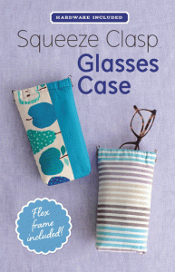 Squeeze Clasp Glasses Case - purse pattern (hardware included) #ZW2439 *