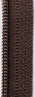 Zipper - 14" length - Color:  Black Walnut