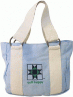 Quilt Happy O-Ring Project Bag - Blue