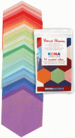 Kona Cotton Hexies - Brights Palette