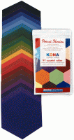 Kona Cotton Hexies - Darks Palette