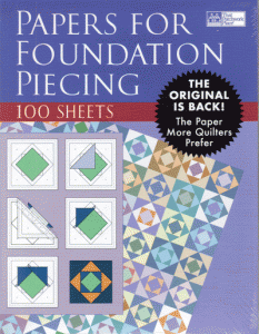 Papers For Foundation Piecing - 100 Sheets