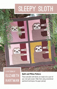 Sleepy Sloth - quilt pattern *