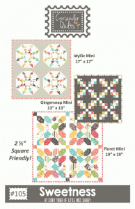 Sweetness - mini quilt patterns *