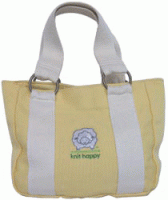 Knit Happy O-Ring Project Bag - Yellow
