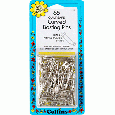 Curved Basting Pins - Size 2