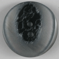 Polyester Button Grey - 34 mm