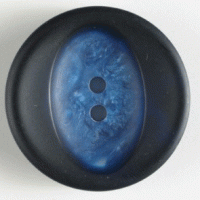 Polyester Button Navy - 28 mm