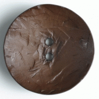 Polyamid Button Dark Brown - 45 mm
