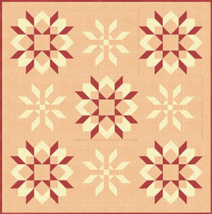 Sundogs and Snowflakes - quilt pattern