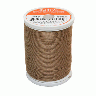 Sulky 12 wt. Cotton Thread - Nutmeg # 0521