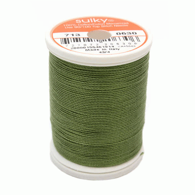 Sulky 12 wt. Cotton Thread - Moss Green # 0630