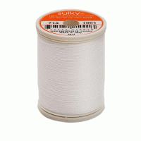 Sulky 12 wt. Cotton Thread - Bright White # 1001