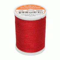 Sulky 12 wt. Cotton Thread - True Red # 1039