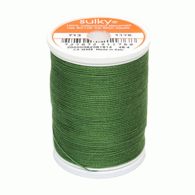Sulky 12 wt. Cotton Thread - Med. Dk. Avocado # 1176