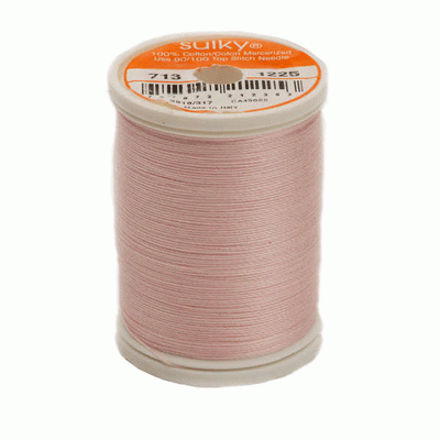 Sulky 12 wt. Cotton Thread - Pastel Pink # 1225