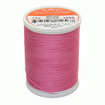 Sulky 12 wt. Cotton Thread - Sweet Pink # 1256
