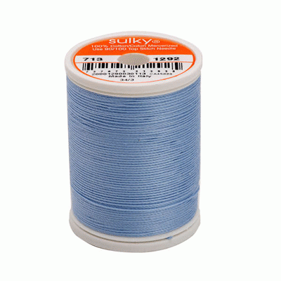 Sulky 12 wt. Cotton Thread - Heron Blue # 1292