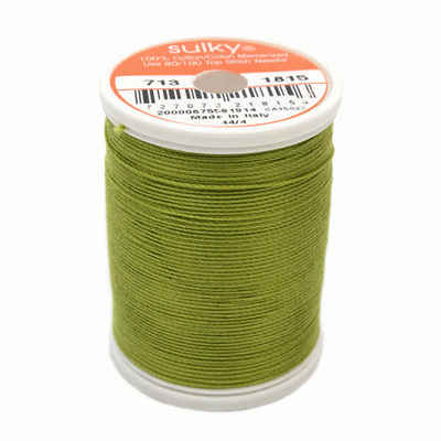 Sulky 12 wt. Cotton Thread - Japanese Fern # 1815