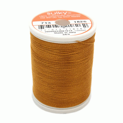 Sulky 12 wt. Cotton Thread - Galley Gold # 1826