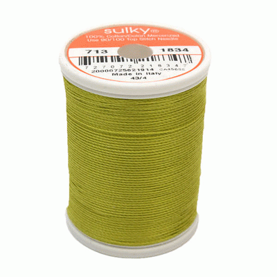 Sulky 12 wt. Cotton Thread - Pea Soup # 1834