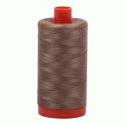 Aurifil Mako Cotton Thread - 50 wt. - 1422 yard spool - #2370 Sandstone